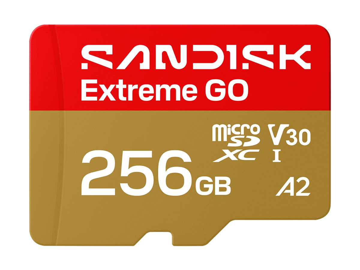 SANDISK Extreme GO microSD - 240MB/s - 256GB