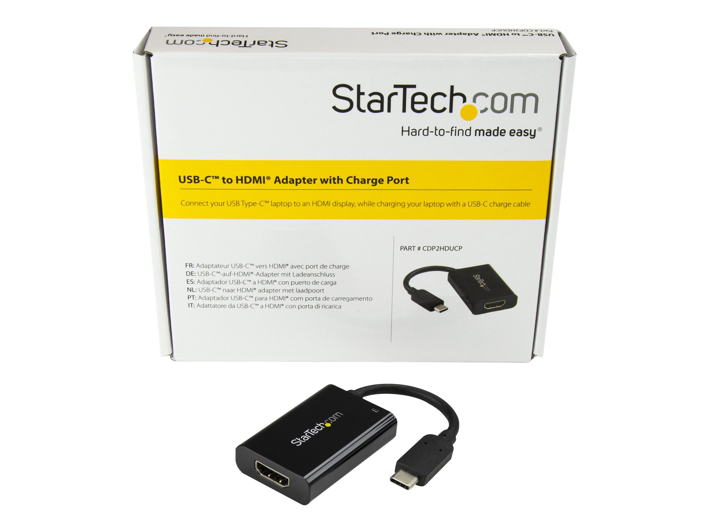 StarTech.com Videoadapter HDMI / USB Sort billede